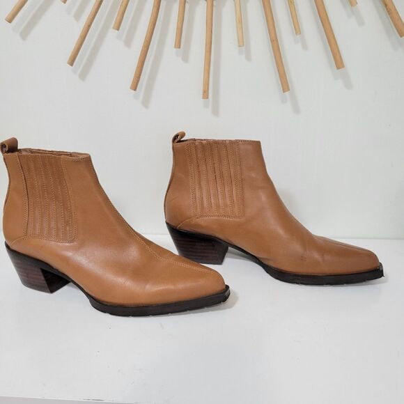 Alias Mae Maja Bootie Camel Color woman's 38 - Picture 4 of 9
